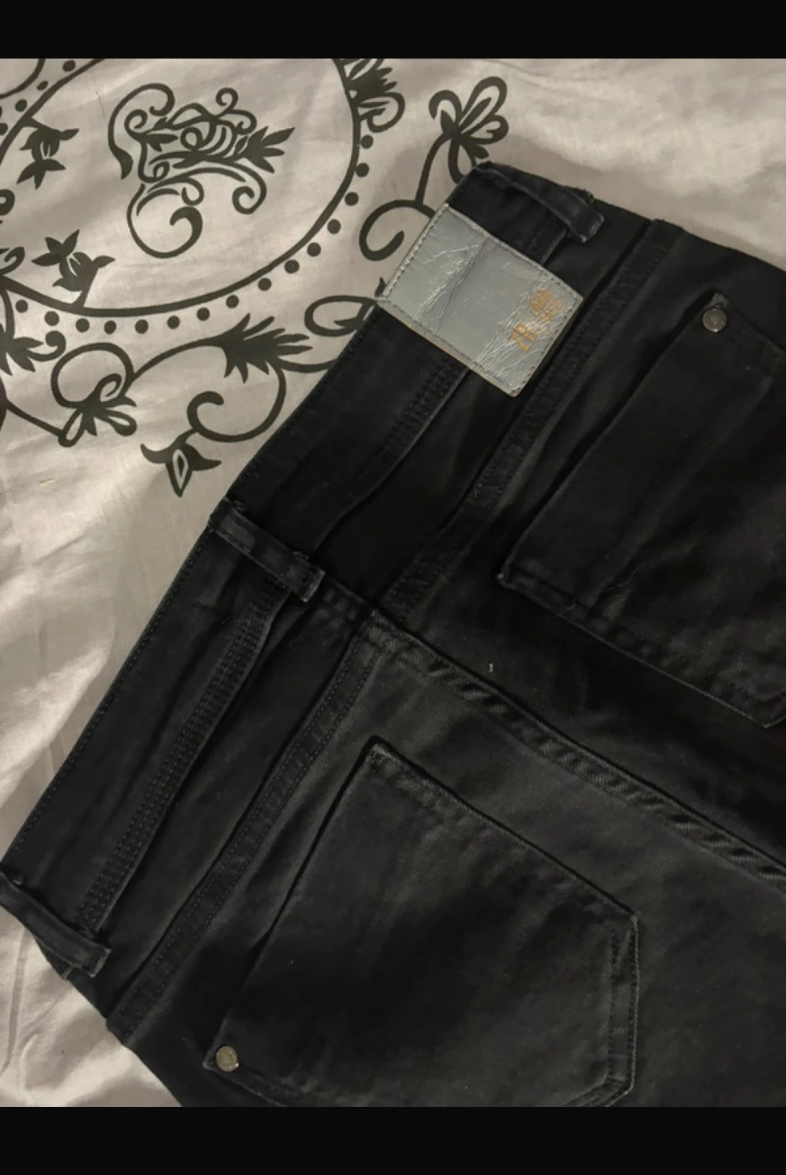 Black straight/slim fit jeans – photo 3